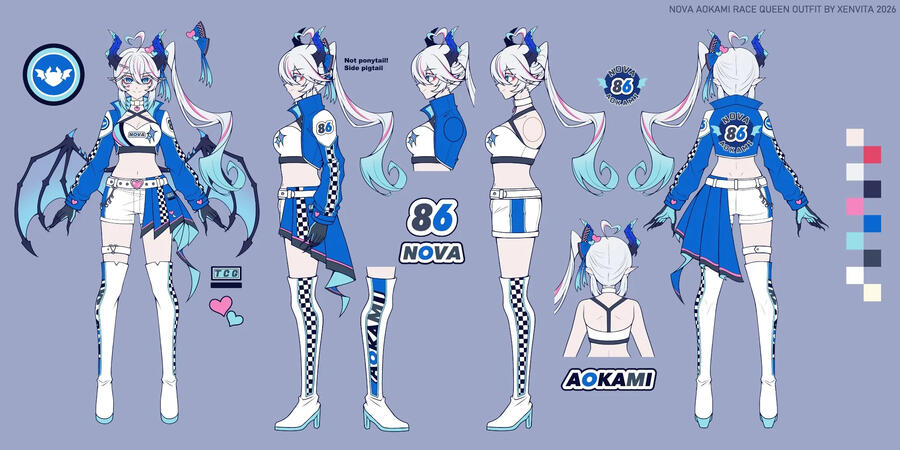 nova aokami ref sheet